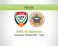 Pronóstico UAE Bahrain (08 septiembre 2025)