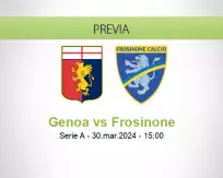Pronóstico Genoa Frosinone (30 marzo 2024)