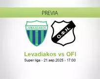 Pronóstico Levadiakos OFI (21 septiembre 2025)
