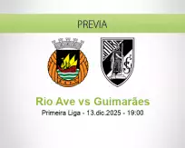 Pronóstico Rio Ave Guimarães (13 diciembre 2025)