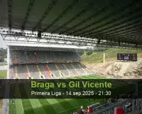 Pronóstico Braga Gil Vicente (14 septiembre 2025)