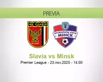 Pronóstico Slavia Minsk (23 noviembre 2025)
