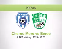 Pronóstico Cherno More Beroe (04 agosto 2025)