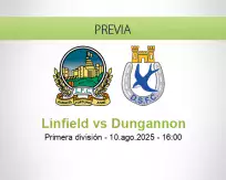 Pronóstico Linfield Dungannon (10 agosto 2025)