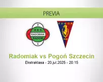 Pronóstico Radomiak Pogoń Szczecin (20 julio 2025)