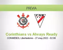 Pronóstico Corinthians Always Ready (26 mayo 2022)