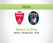 Pronóstico Monza Pisa (26 mayo 2022)