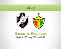 Pronóstico Vasco Brusque (26 mayo 2022)
