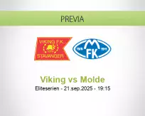 Pronóstico Viking Molde (21 septiembre 2025)