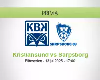 Pronóstico Kristiansund Sarpsborg (13 julio 2025)
