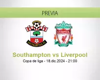 Pronóstico Southampton Liverpool (18 diciembre 2024)