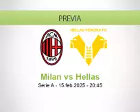 Pronóstico Milan Hellas (15 febrero 2025)