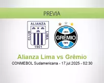 Pronóstico Alianza Lima Grêmio (16 julio 2025)