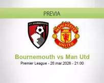 Bournemouth vs Man Utd