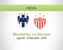 Pronóstico Monterrey Necaxa (01 febrero 2025)