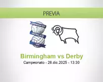 Birmingham vs Derby