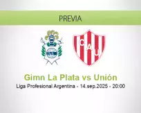 Pronóstico Gimn La Plata Unión (14 septiembre 2025)