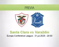 Pronóstico Santa Clara Varaždin (31 julio 2025)