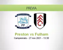 Pronóstico Preston Fulham (27 noviembre 2021)