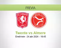 Pronóstico Twente Almere (24 abril 2024)
