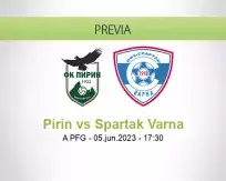 Pirin vs Spartak Varna