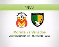 Pronóstico Morelia Venados (14 febrero 2026)