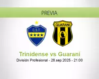 Pronóstico Trinidense Guaraní (26 septiembre 2025)