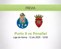 Pronóstico Porto II Penafiel (12 diciembre 2025)