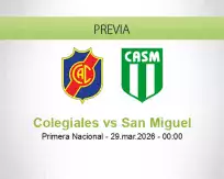 Colegiales vs San Miguel