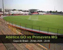 Pronóstico Atlético GO Primavera MG (25 febrero 2026)