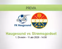Pronóstico Haugesund Strømsgodset (11 abril 2026)