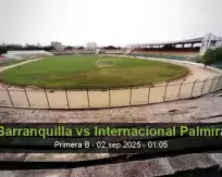 Pronóstico Barranquilla Internacional Palmira (01 septiembre 2025)