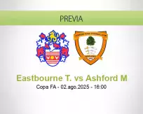 Pronóstico Eastbourne T. Ashford M (02 agosto 2025)