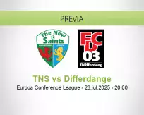 Pronóstico TNS Differdange (23 julio 2025)