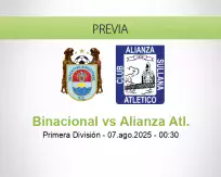 Pronóstico Binacional Alianza Atl. (06 agosto 2025)