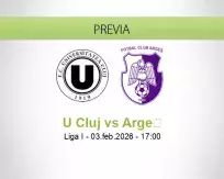 Pronóstico U Cluj Argeș (03 febrero 2026)