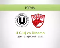 Pronóstico U Cluj Dinamo (23 agosto 2025)