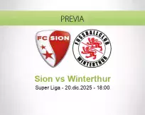 Pronóstico Sion Winterthur (14 enero 2026)