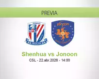 Pronóstico Shenhua Jonoon (22 abril 2026)