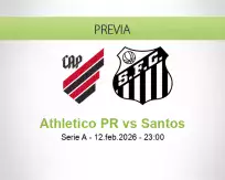 Athletico PR vs Santos