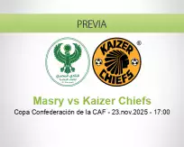 Pronóstico Masry Kaizer Chiefs (23 noviembre 2025)