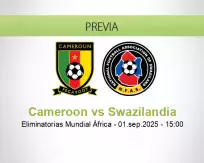 Pronóstico Cameroon Swazilandia (04 septiembre 2025)
