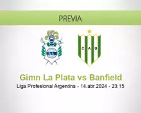 Pronóstico Gimn La Plata Banfield (14 abril 2024)
