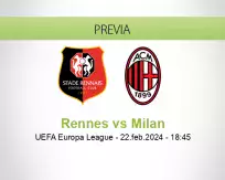 Rennes vs Milan
