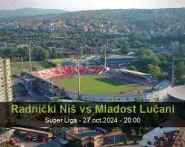 Pronóstico Radnički Niš Mladost Lučani (27 octubre 2024)