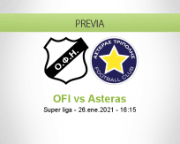 Pronóstico OFI Asteras (26 enero 2021)