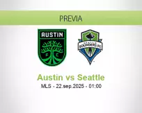 Pronóstico Austin Seattle (21 septiembre 2025)