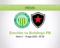 Pronóstico Erechim Botafogo PB (18 agosto 2025)