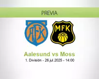 Pronóstico Aalesund Moss (26 julio 2025)