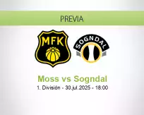 Pronóstico Moss Sogndal (30 julio 2025)